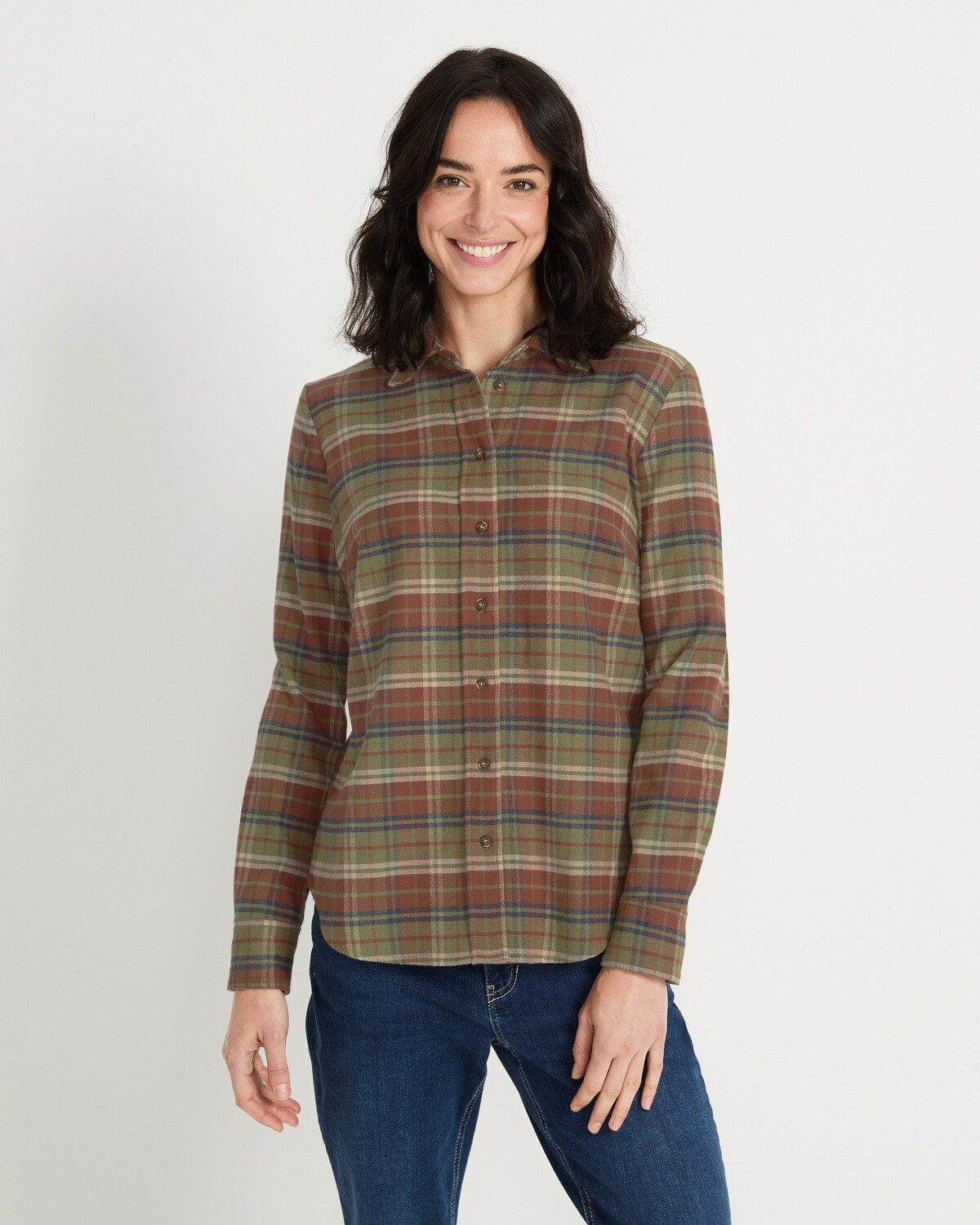 Brigitte von Schönfels Flanellbluse Flanellbluse