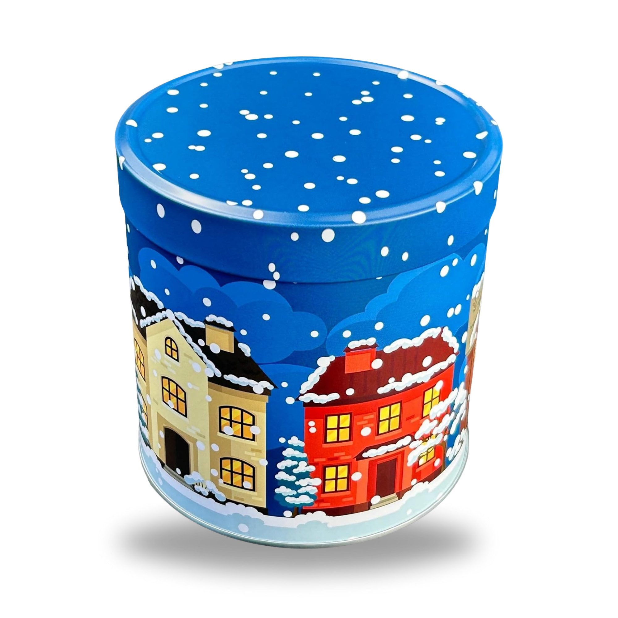 MediMuc Keksdose Runde Lebkuchendosen mit verschiedenen Motiven - Weihnachtsdosen