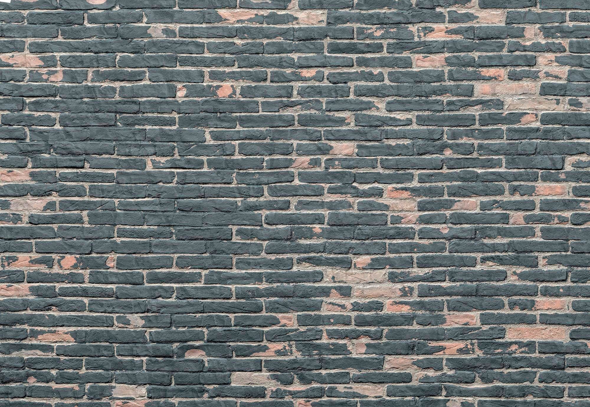 Komar Vliestapete Vlies - Painted Bricks - Größe 368 x 248 cm, glatt, bedruckt, Wohnzimmer, Schlafzimmer