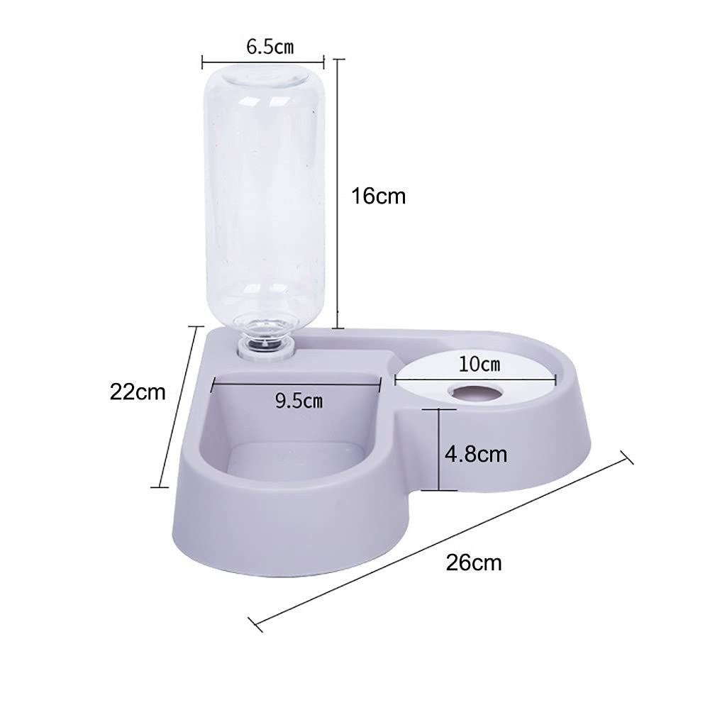 Kityhome Trinkautomat Automatische Pet-Trinkflasche 200ml+300ml, Dreieckige günstig online kaufen