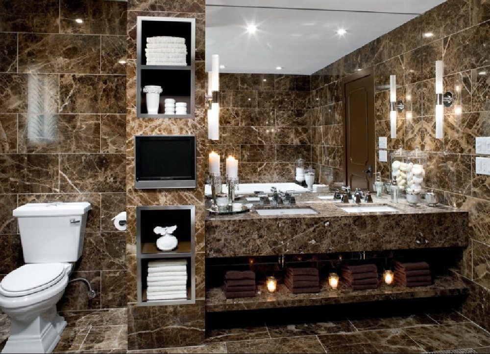 Xlmoebel Bodenfliese Dunkle Emperador Marmorfliesen 35 m² Naturstein Boden 30x30 cm, Marmor, Dark Emberado, Marmor Dark EMPERADO  30 x 30cm 35m², Hergestellt in Europa