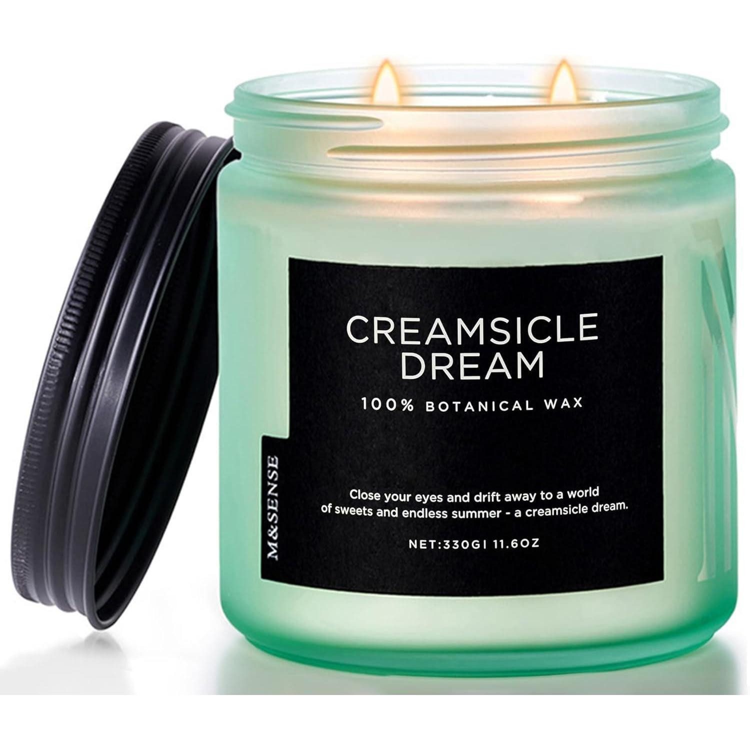 LuxusKollektion Duftkerze Duftkerze Orange Creamsicle 330g Sojawachs 2 Dochte