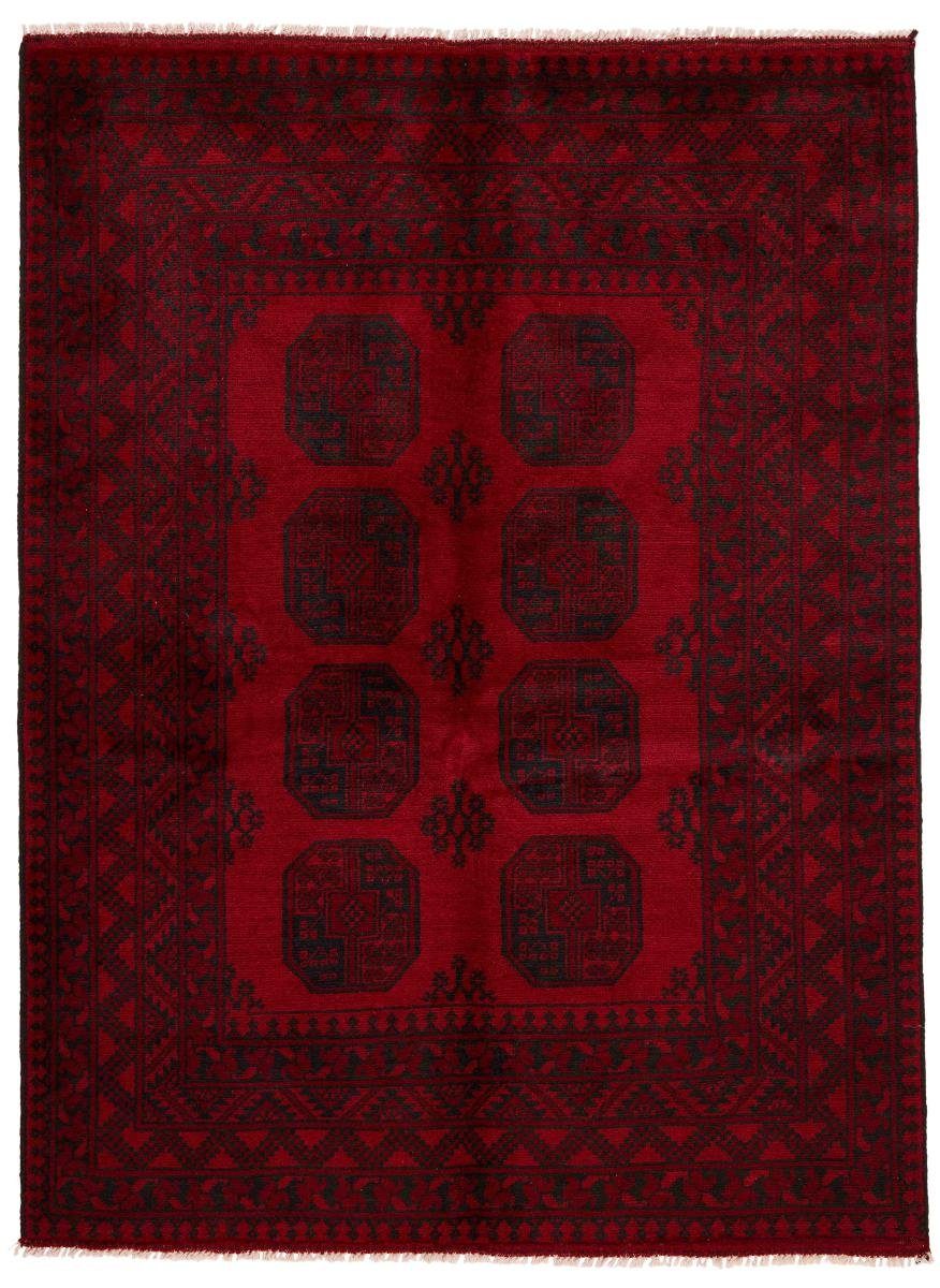 Orientteppich Afghan Akhche 147x199 Handgeknüpfter Orientteppich, Nain Trading, rechteckig, Höhe: 6 mm