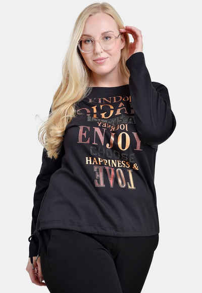 elanza T-Shirt »Sweatshirt Magic - 20/black« (1-tlg)