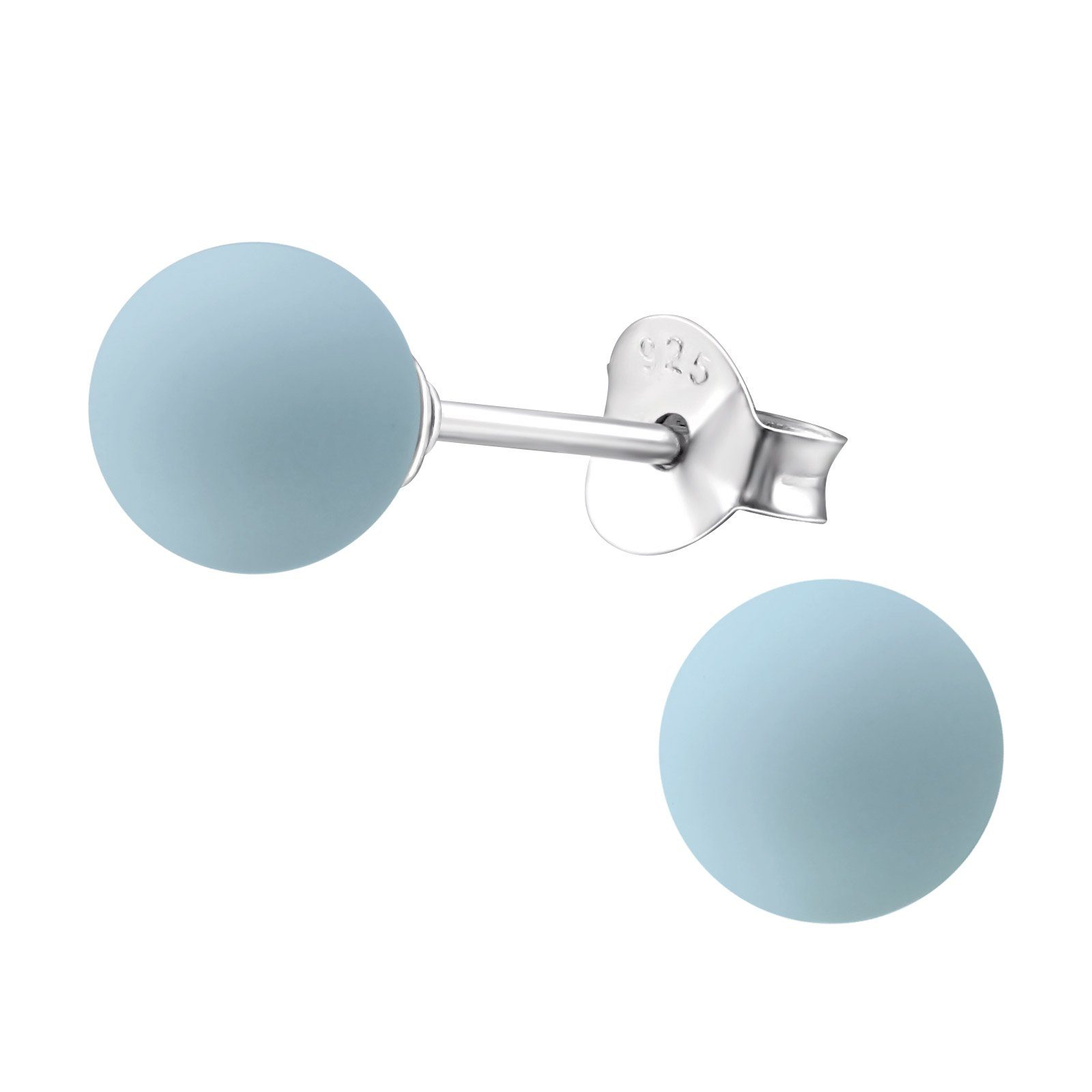 ALEXANDER YORK Paar Ohrstecker PERLE classic 6 mm I himmelblau, 2-tlg., 925 günstig online kaufen