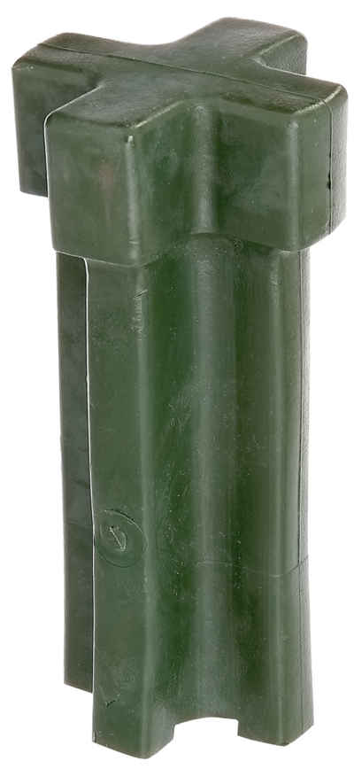 Alberts Einschlagbodenhülse Einschlag-Werkzeug für eckige Einschlag-Bodenhülsen 70 x 70 mm sowie für Ø80 mm, Kunststoff, grün