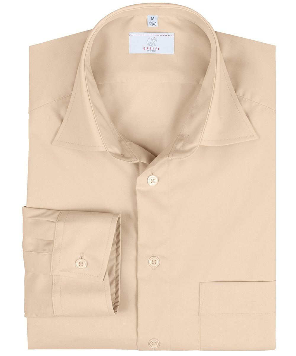 GREIFF Langarmhemd 6665 BASIC Regular Fit günstig online kaufen