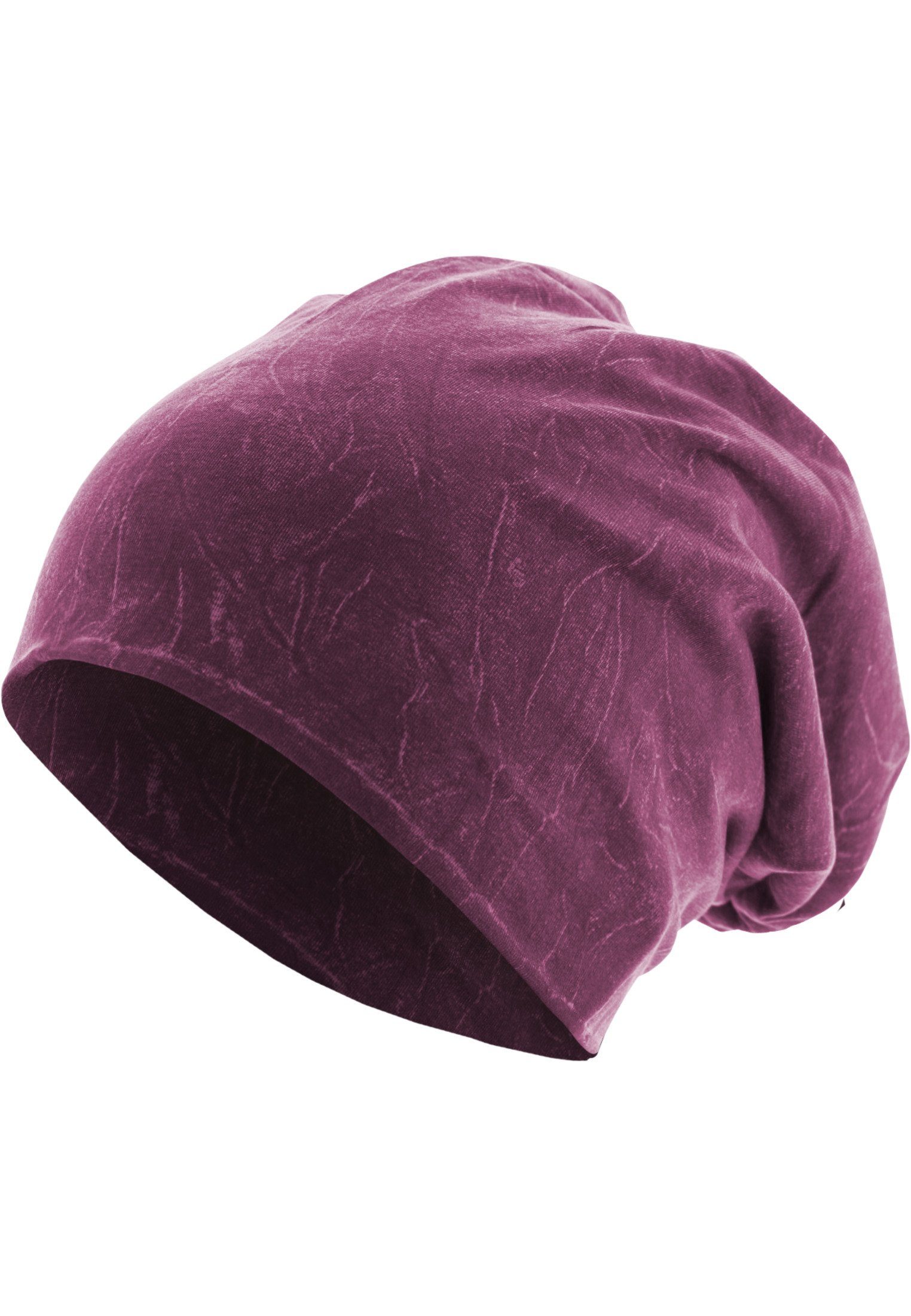 MSTRDS Beanie Accessoires Stonewashed Jersey (1-St) purple Beanie