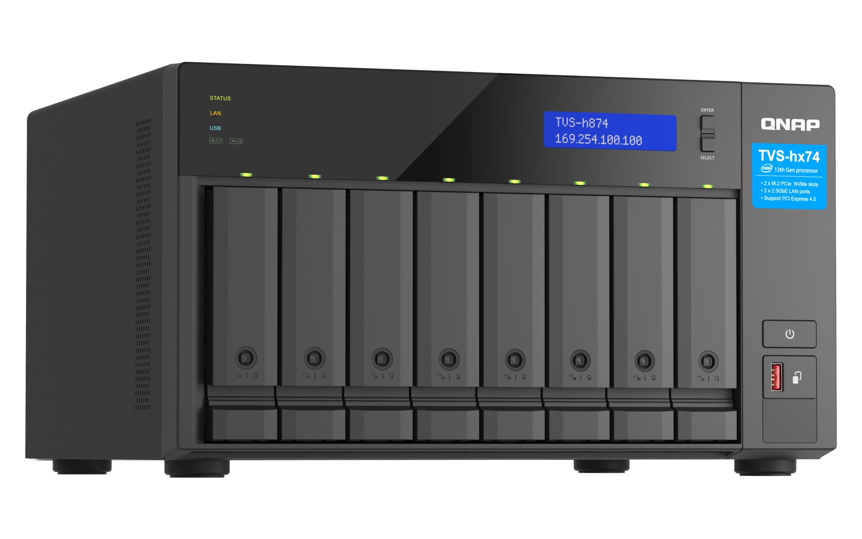 QNAP TVS-H874T-I7-32G NAS-Server
