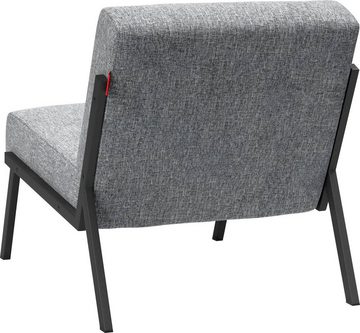 INNOVATION LIVING ™ Loungesessel Vikko 565, Industriedesign mit schwarzen Metallbeinen