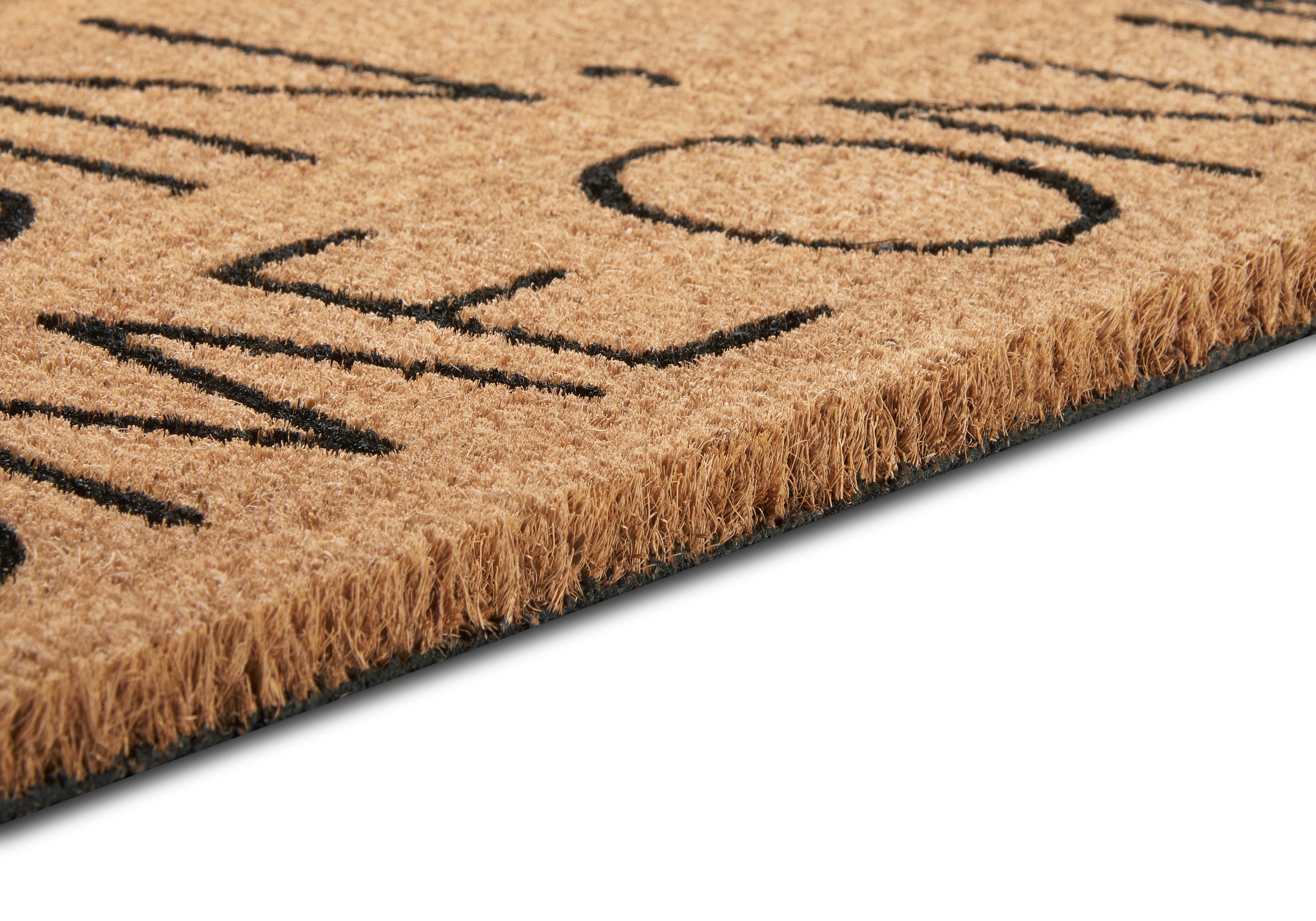 HANSE Home Fußmatte Mix Mats Kokos Gin, Türmatte, rechteckig, Höhe: 15 mm, Kokos, Schmutzfangmatte, Outdoor, Rutschfest, Innen, Kokosmatte, Flur – Bild 5 von 5