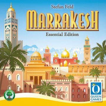 Queen Games Spiel, Strategiespiel Marrakesh Essential US, Made in Germany