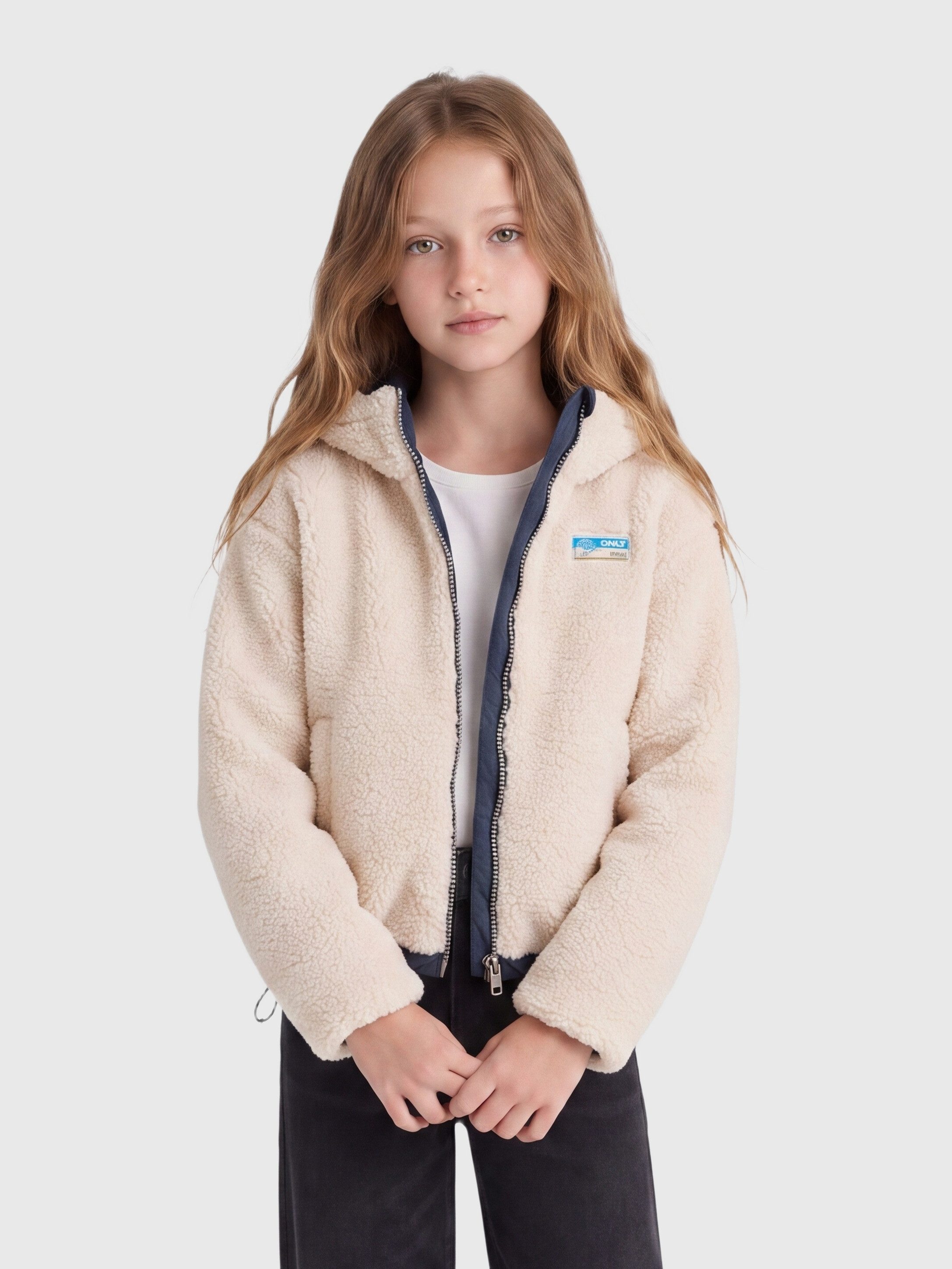 KIDS ONLY Wendejacke KOGMARIA REVERSIBLE PUFFER JACKET OTW als Plüschjacke oder Steppjacke tragbar