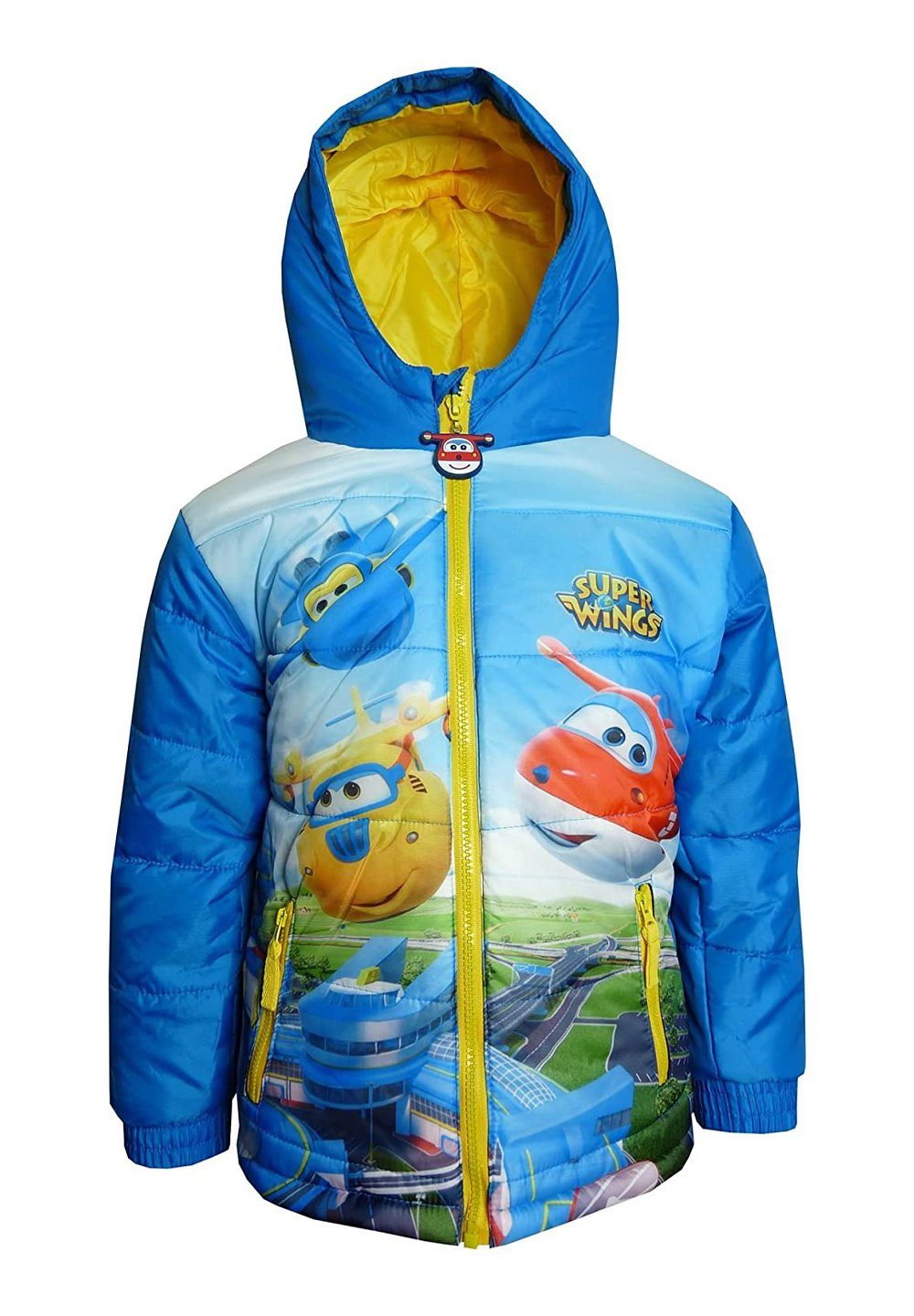 Super Wings Winterjacke Kinder Jungen Steppjacke