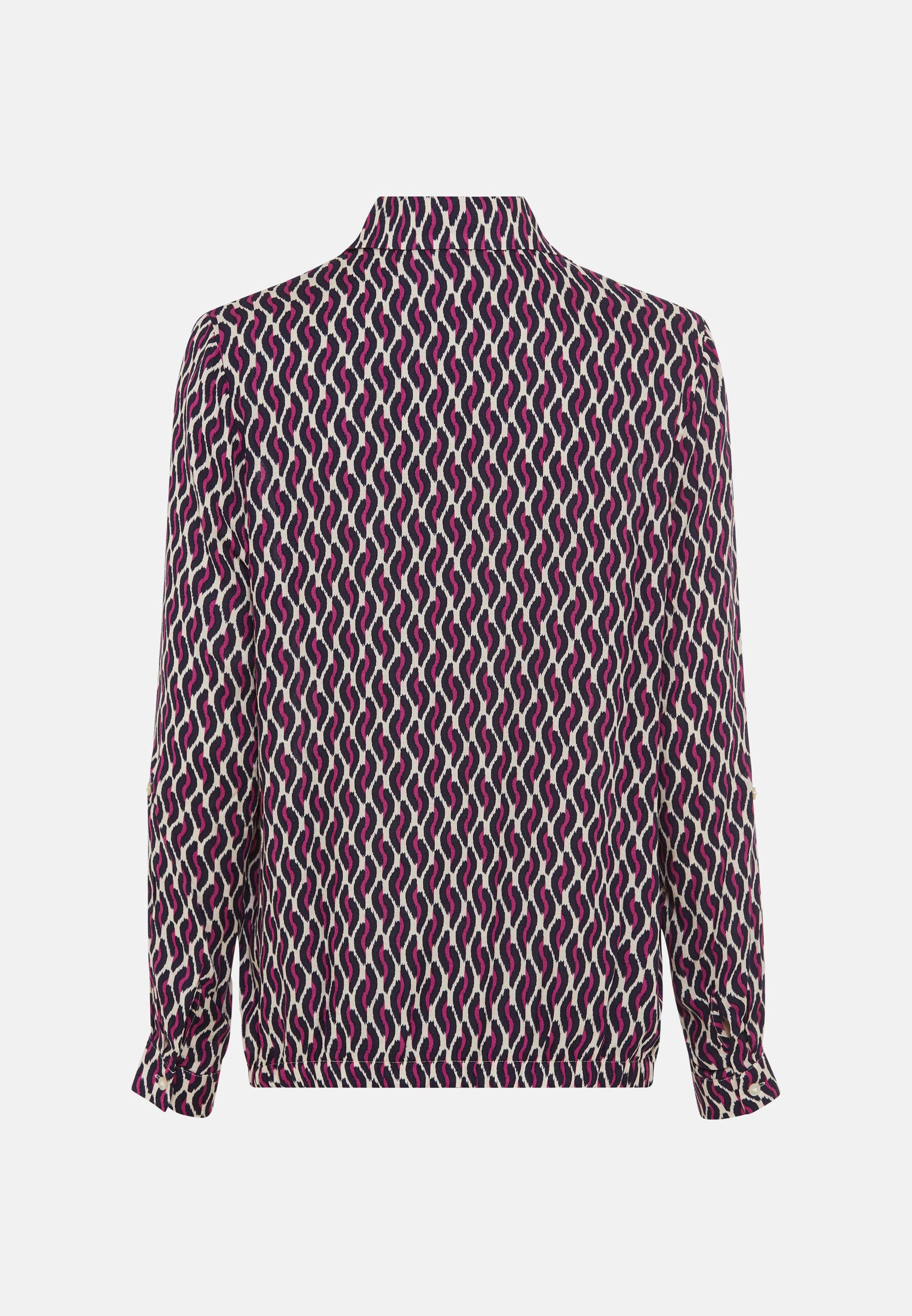 Olsen Hemdbluse Bluse mit Allover-Print