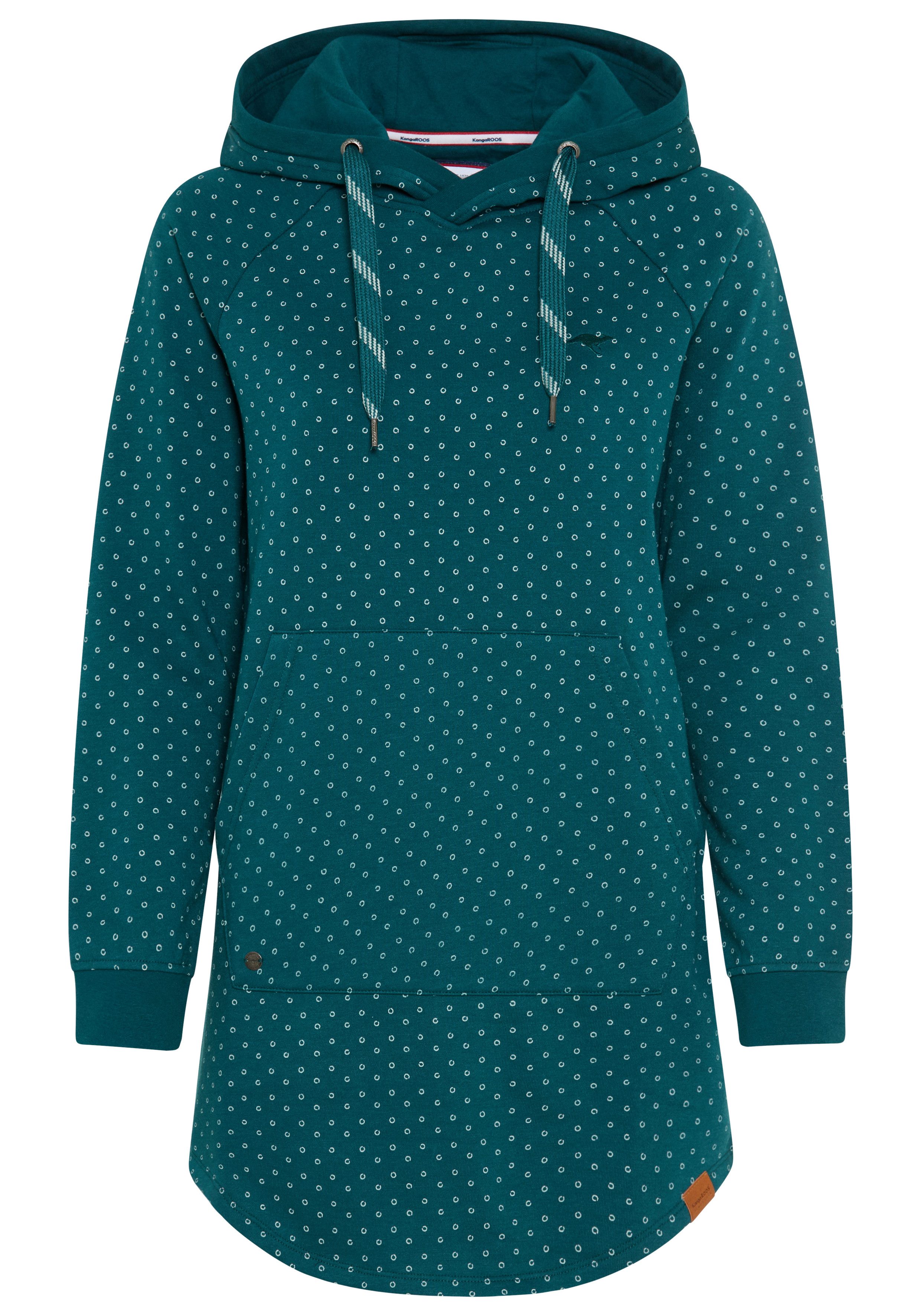 KangaROOS Longsweatshirt mit Kapuze und Kordelzügen, figurumspielende Passform – Bild 4 von 5