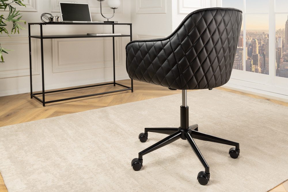 riess-ambiente Drehstuhl EUPHORIA schwarz, Büro · Kunstleder · Metall · höh günstig online kaufen