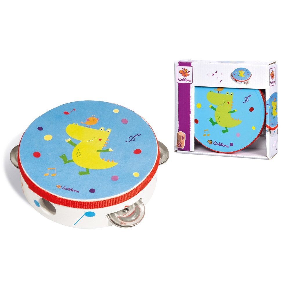 Simba Dickie Spielzeug-Musikinstrument Eichhorn Holzspielzeug Tamburin günstig online kaufen