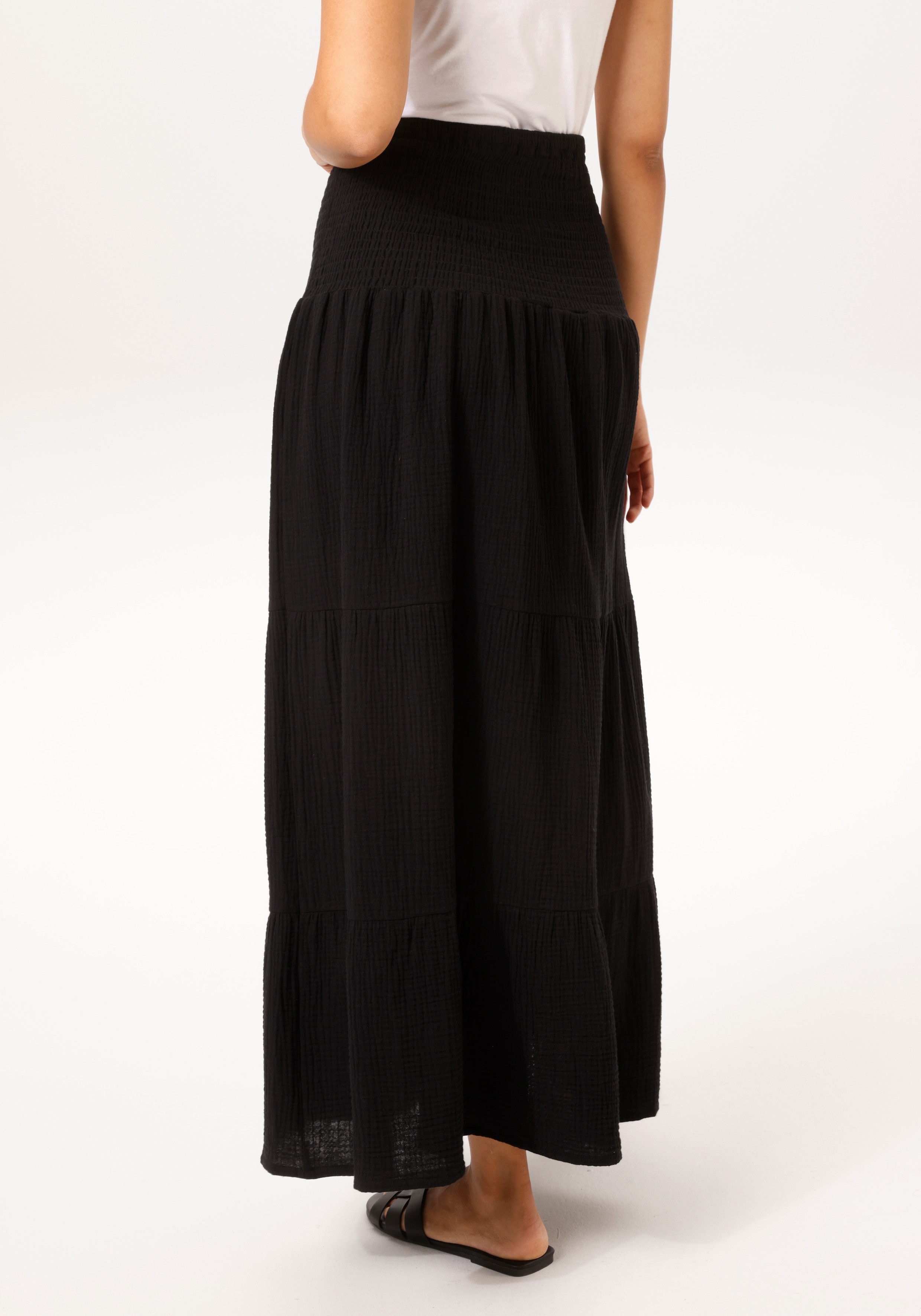 Aniston CASUAL Sommerkleid - auch als Maxirock tragbar