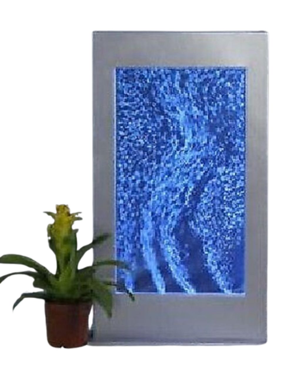 JVmoebel Wandpaneel Wandpaneel LED Wasserwand Wasser Blasen Wand Waterwall SOFORT, (1-tlg., Wasserwand) Made in Europa