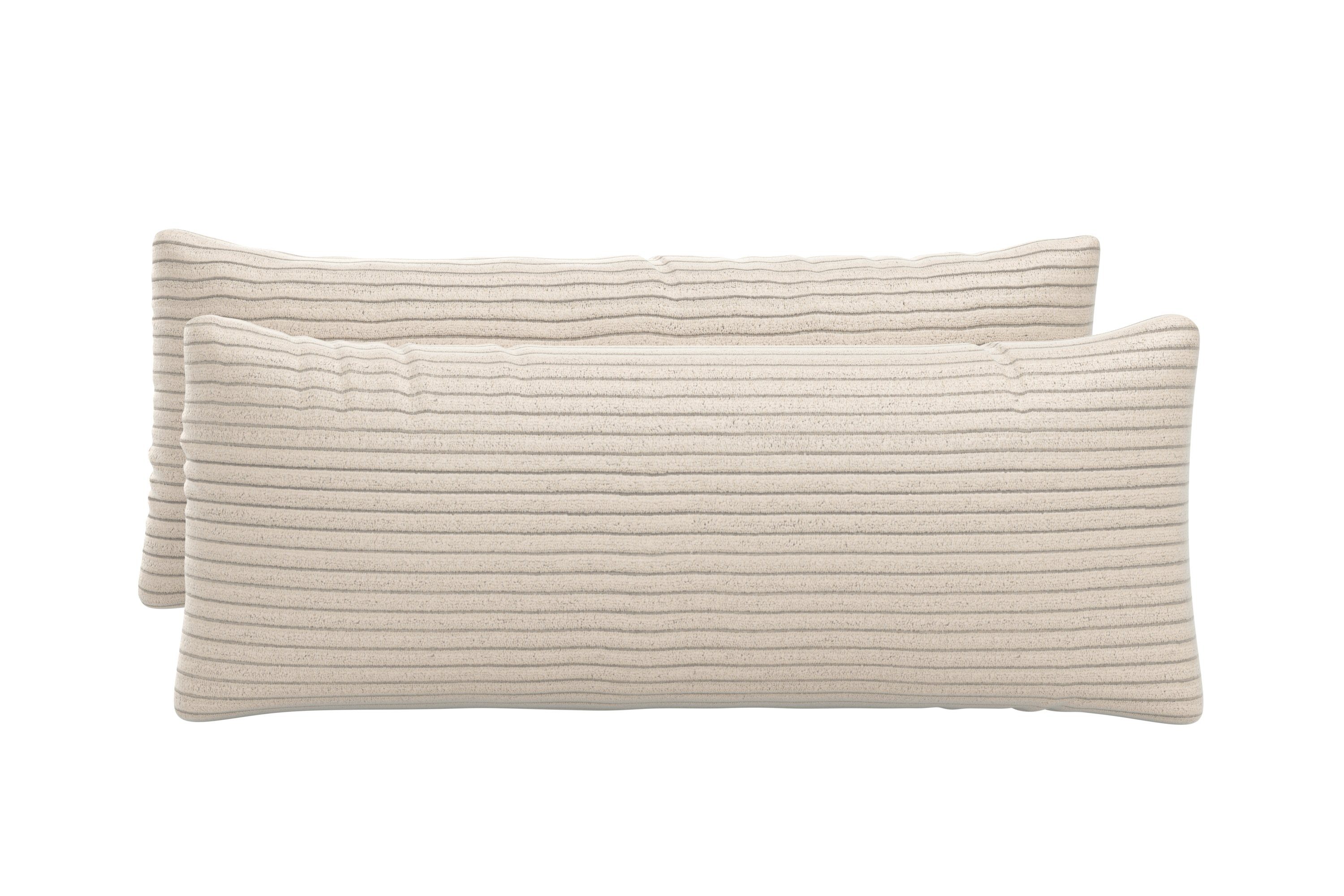 Home affaire Sofakissen Coco, (Set), wahlweise 2er- oder 3er-Nierenkissen-Set, Breite jeweils 64 cm
