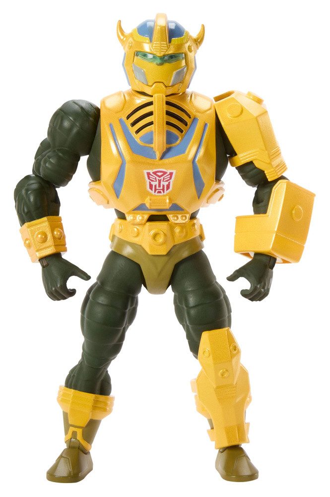 Mattel® Actionfigur Masters of the Universe x Transformers Actionfigur Bumblebee Armor Man