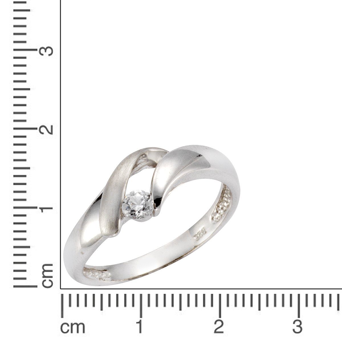 Vivance Fingerring Silber 925 Zirkonia weiß günstig online kaufen