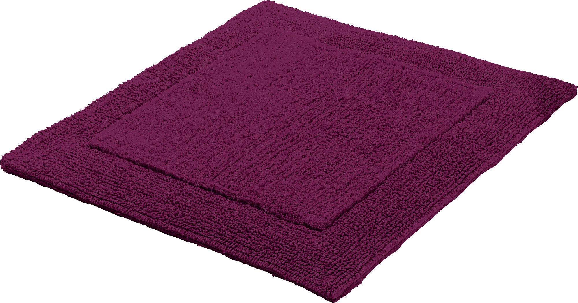 Erwin Müller Badematte WC-Vorlage "Stuttgart", Höhe 15 mm, eckig, Uni günstig online kaufen