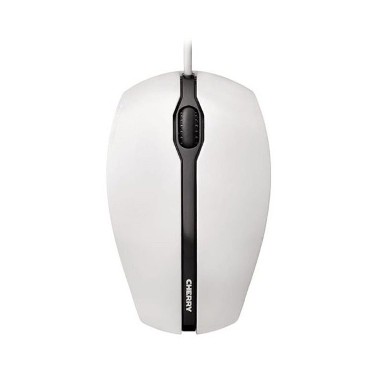TERRA TERRA Mouse 1000 Corded USB white grey Maus (Weiß grau, USB)