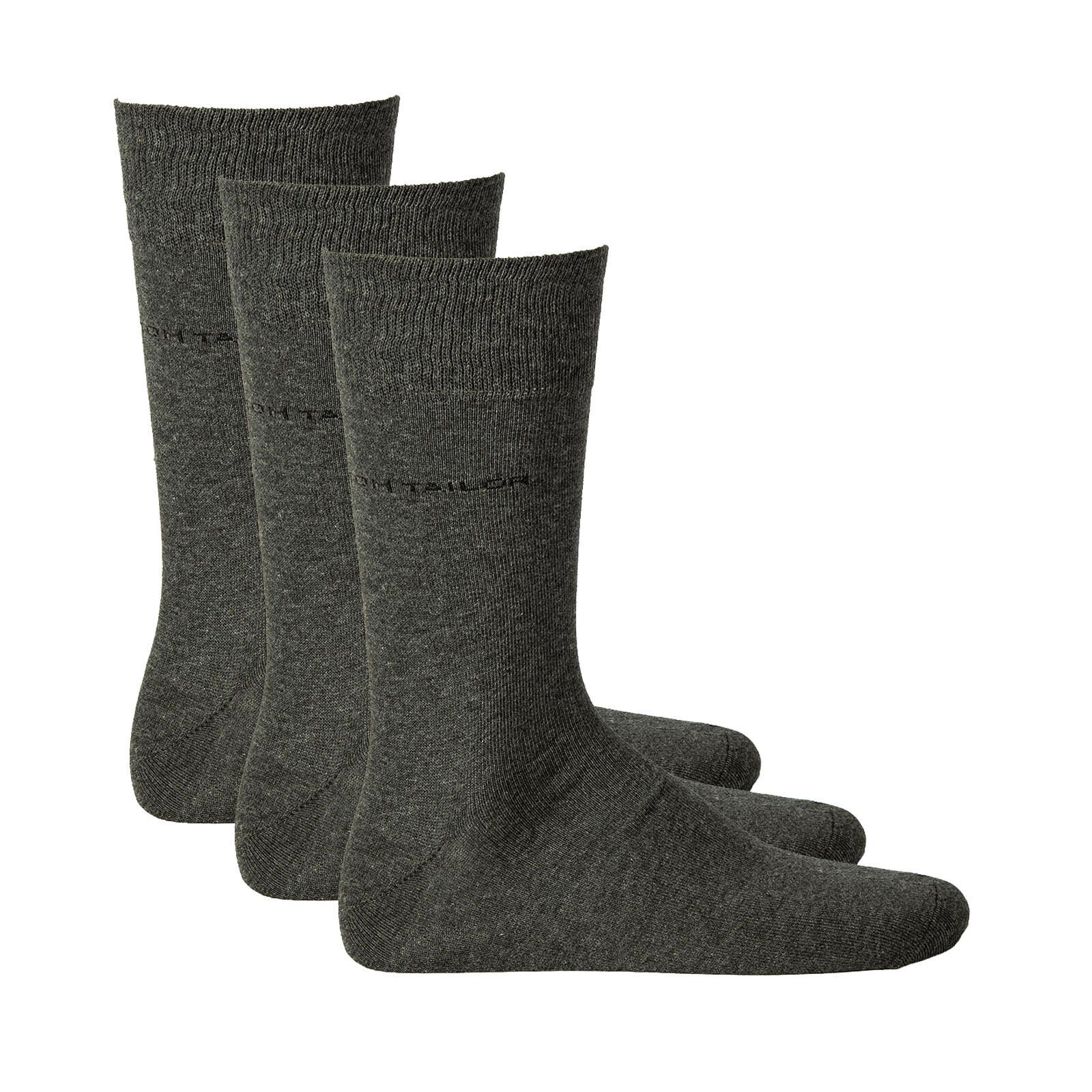 TOM TAILOR Kurzsocken »3er Pack Herren Socken - Basic, einfarbig« online  kaufen | OTTO