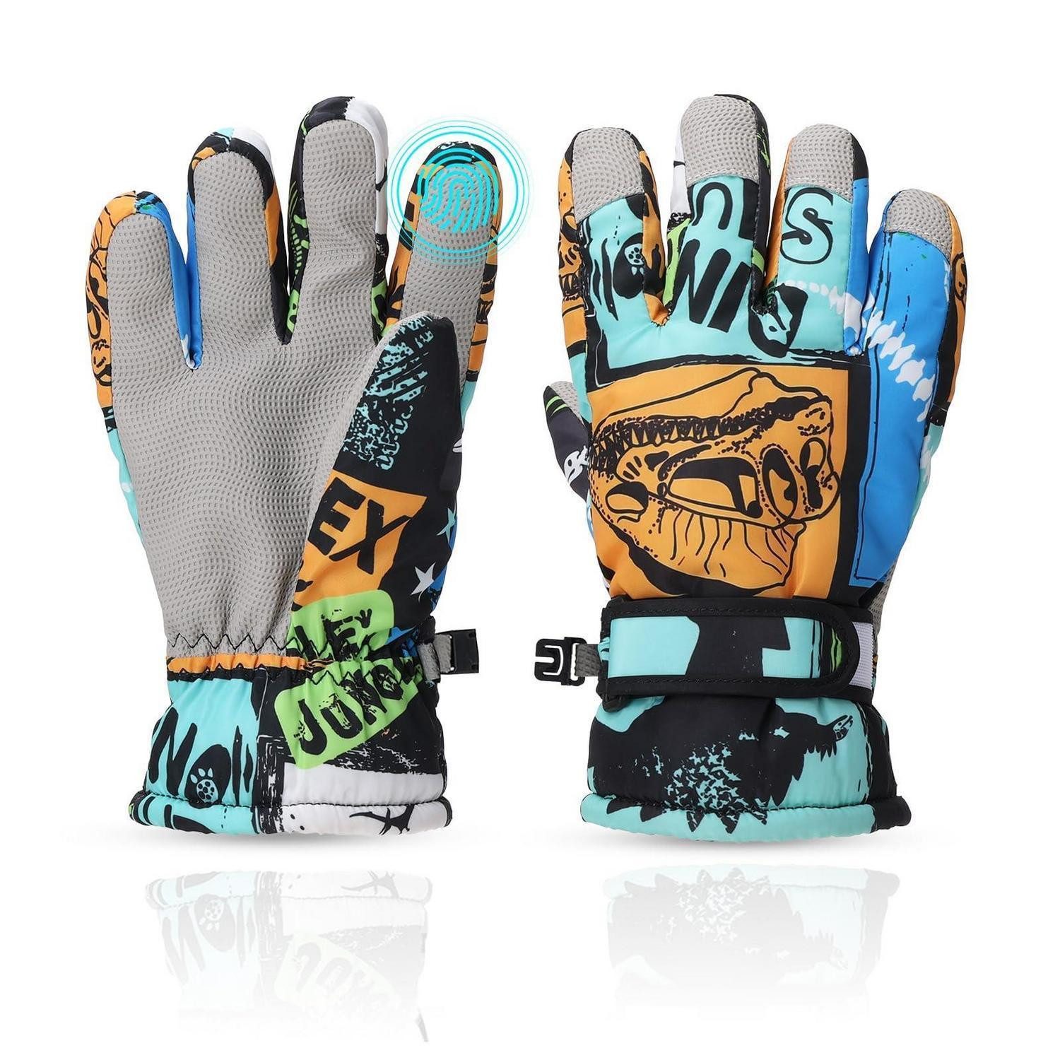 LuxusKollektion Snowboardhandschuhe Kinder Skihandschuhe Flugzeug M (1-St)