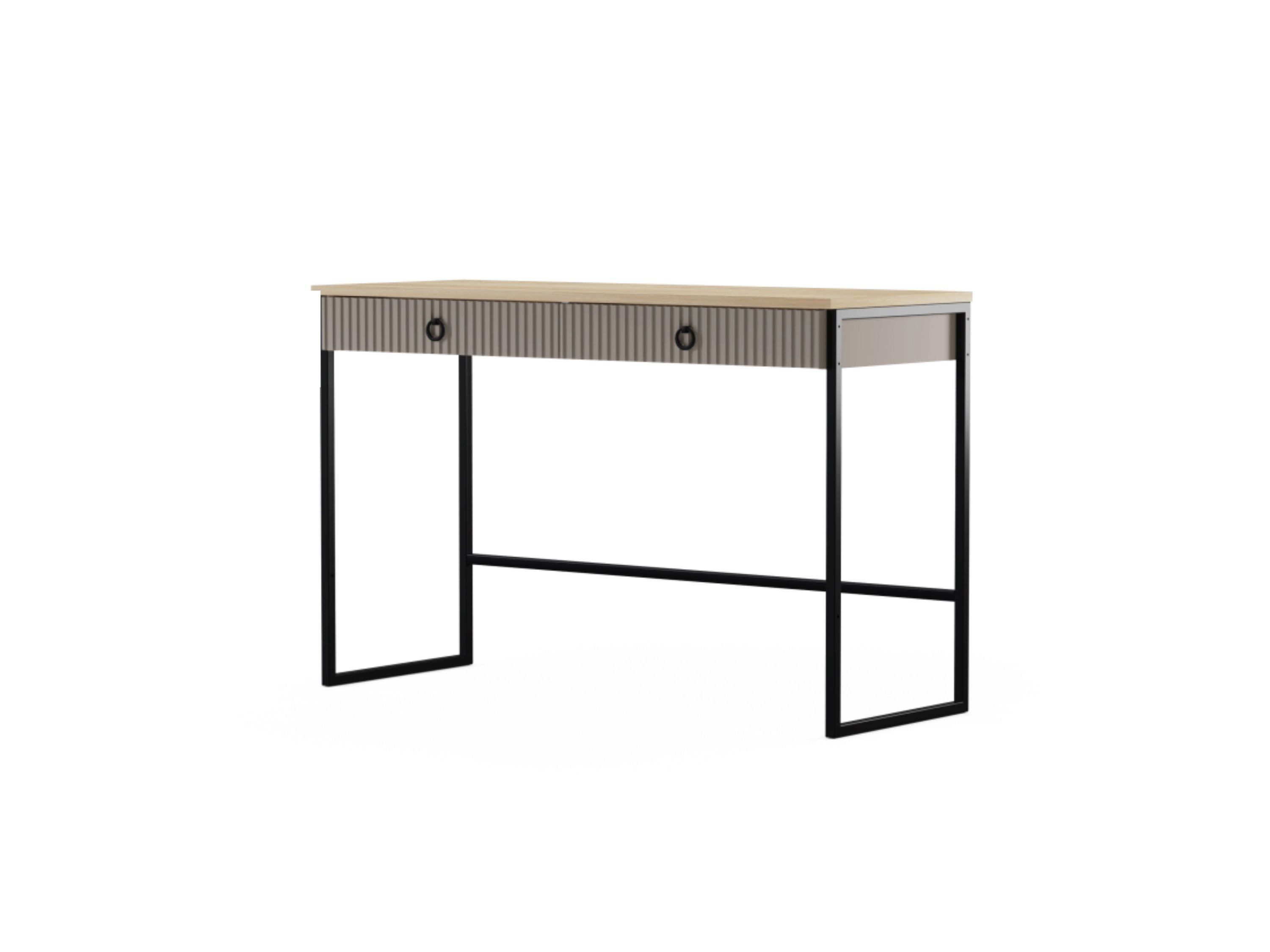 trendteam Konsolentisch, Mit Schubladen in Cashmere & Silverjack Eiche Dekor 119 / 76 / 45 cm