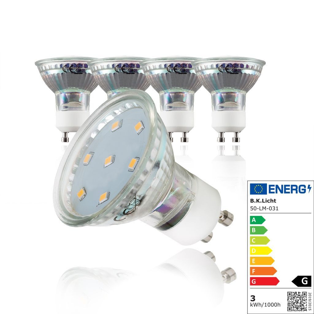 B.K.Licht LED-Leuchtmittel 50-LMF-001-05, GU10, 2700K - günstig online kaufen