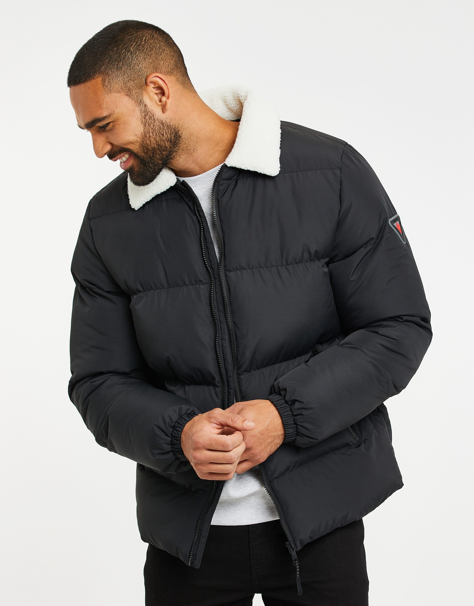 Threadbare Wintermantel (1-tlg) im tollen Stepp-Design