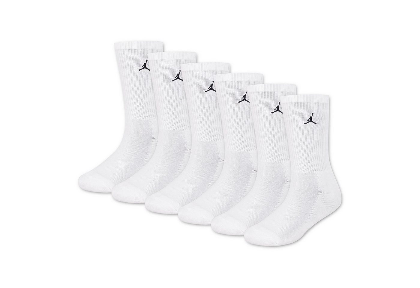 Jordan Socken JHN EVERYDAY ESSENTIALS 6PK CR (6-Paar) im 6er Pack, mit bequemer Polsterung an der Fußsohle