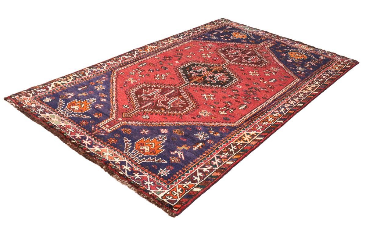 Orientteppich rechteckig, Trading, Shiraz Höhe: mm / Nain Handgeknüpfter 10 Orientteppich Perserteppich, 158x262