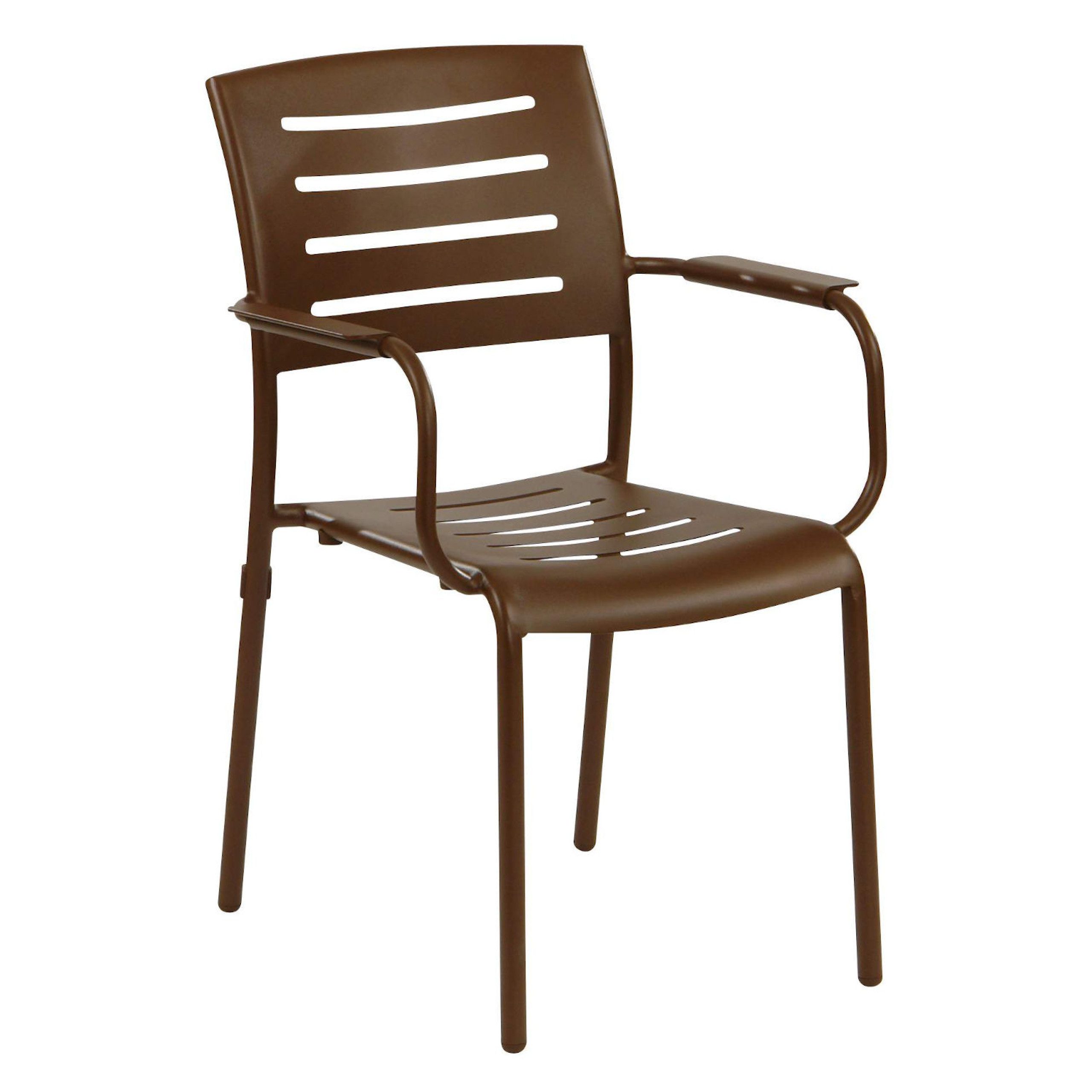 Inko Gartenstuhl Inko Stapelstuhl Ronda Aluminium 61x57x85 cm Gartenstuhl 2 Farben zur