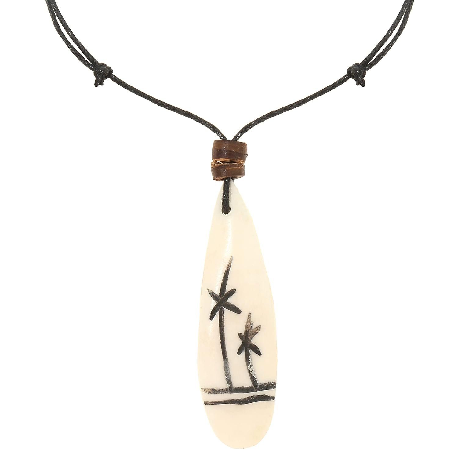 Made by Nami Kette mit Anhänger Herren Surfer Halskette, Verstellbar Strand günstig online kaufen