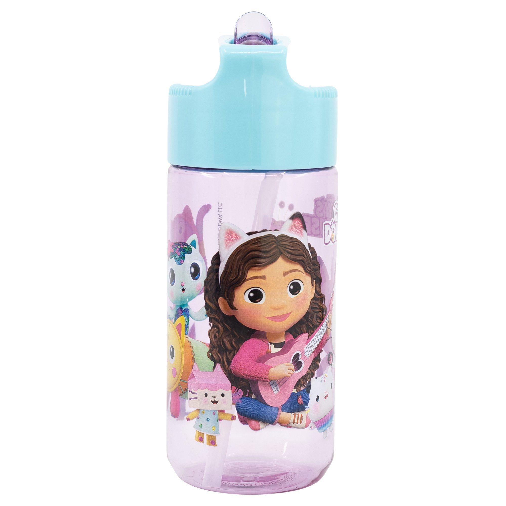 Dreamworks Gabby’s Dollhouse Trinkflasche Gabbys Dollhouse Kinder Mädchen Wasserflasche, Flasche 410 ml