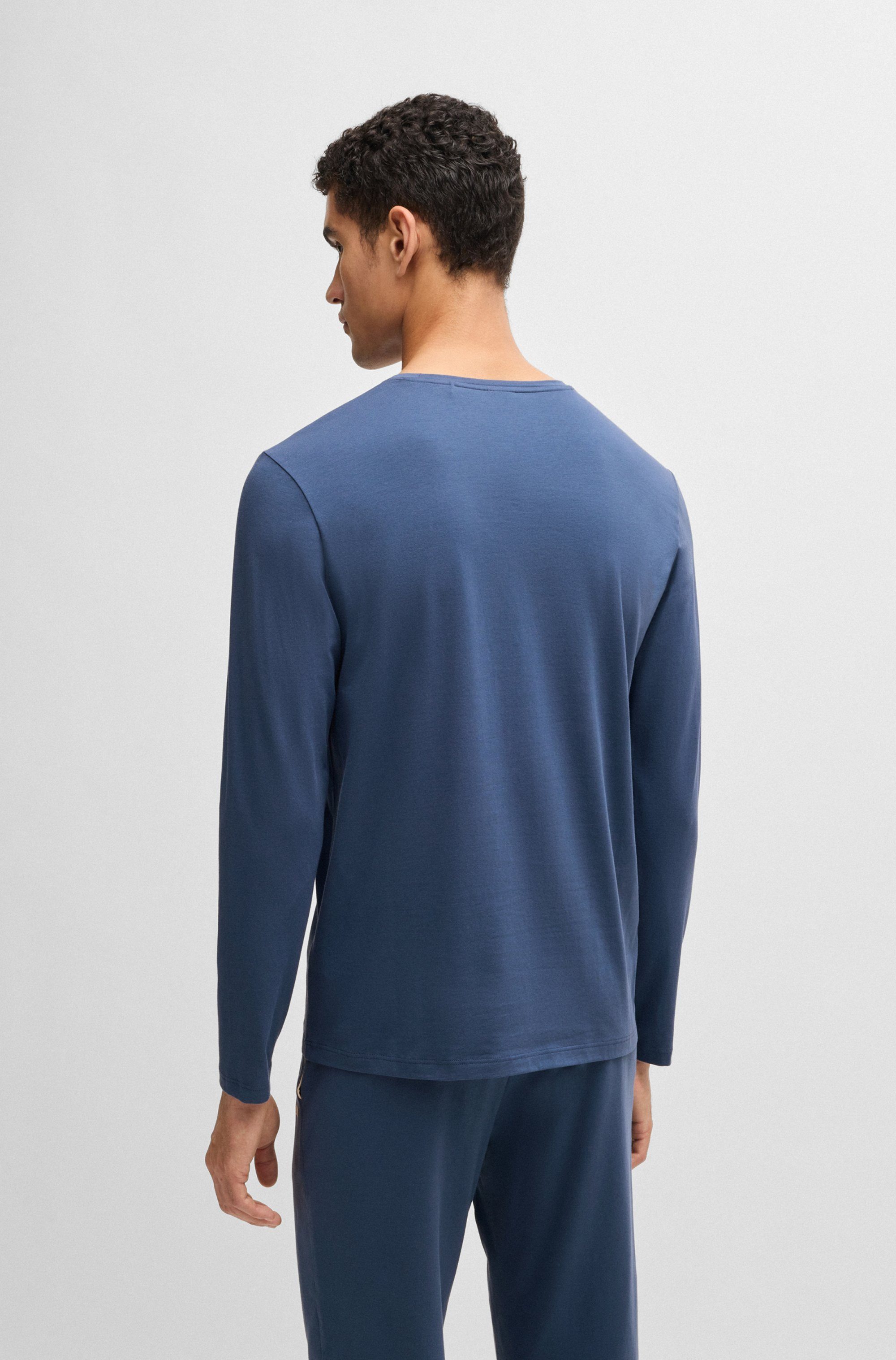 BOSS Langarmshirt Mix&Match LS mit Logoschriftzug günstig online kaufen