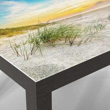 DEQORI Couchtisch 'Baltischer Dünenstrand', Glas Beistelltisch Glastisch modern