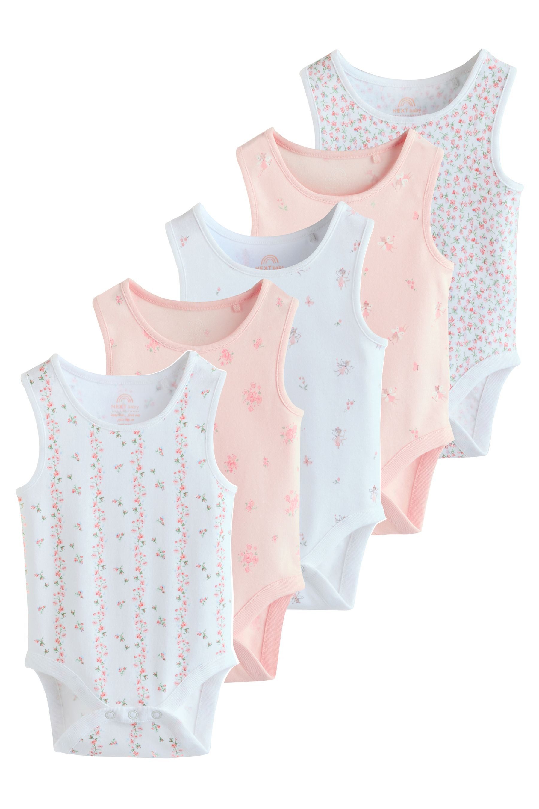 Next Body Trägerbodys für Babys, 5er-Pack (5-tlg)