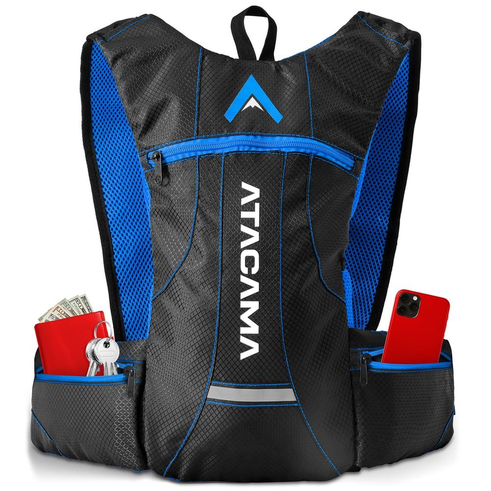 Atacama Rucksack 350 g ultra-leicht mit Polsterung, Wandern Laufen Wintersport Motorrad Joggen Skifahren wasserfest