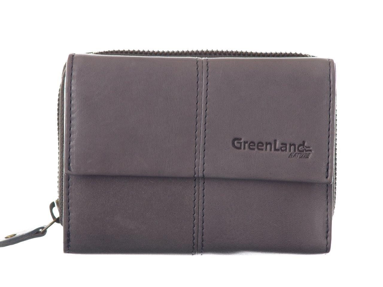 GreenLand Nature Geldbörse, Reißverschlussbörse, Damenbörse, Portemonnaie