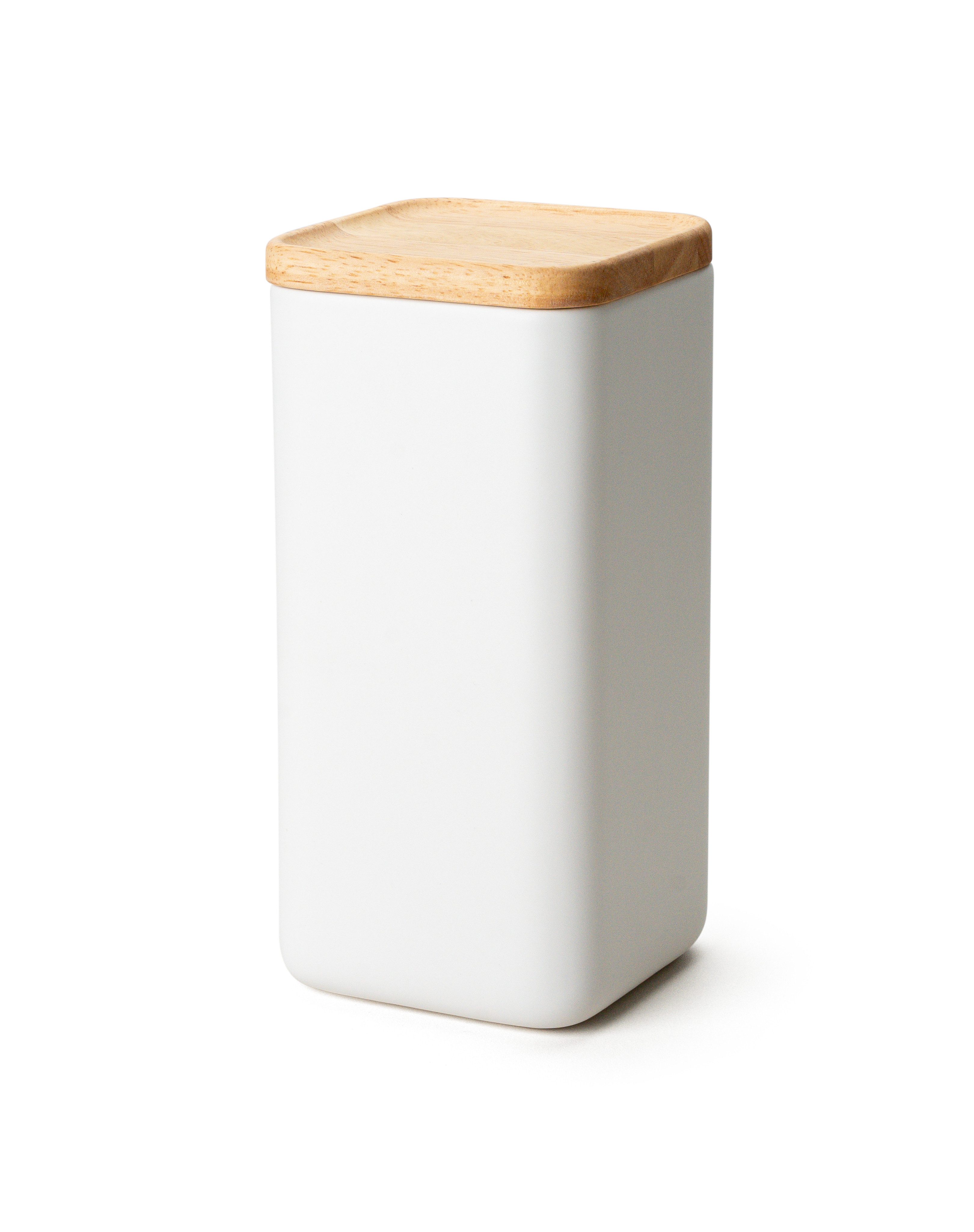 Continenta Vorratsdose Dose mit Holzdeckel, Keramik matt, Keramik, (1-tlg)