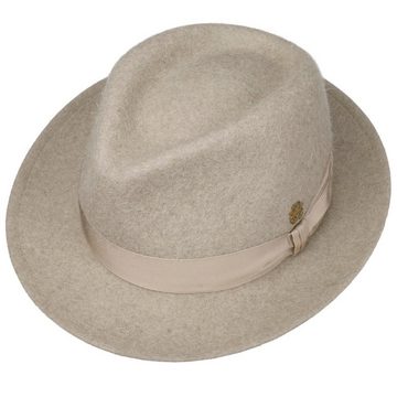 Mayser Fedora (1-St) Filzhut mit Ripsband, Made in the EU