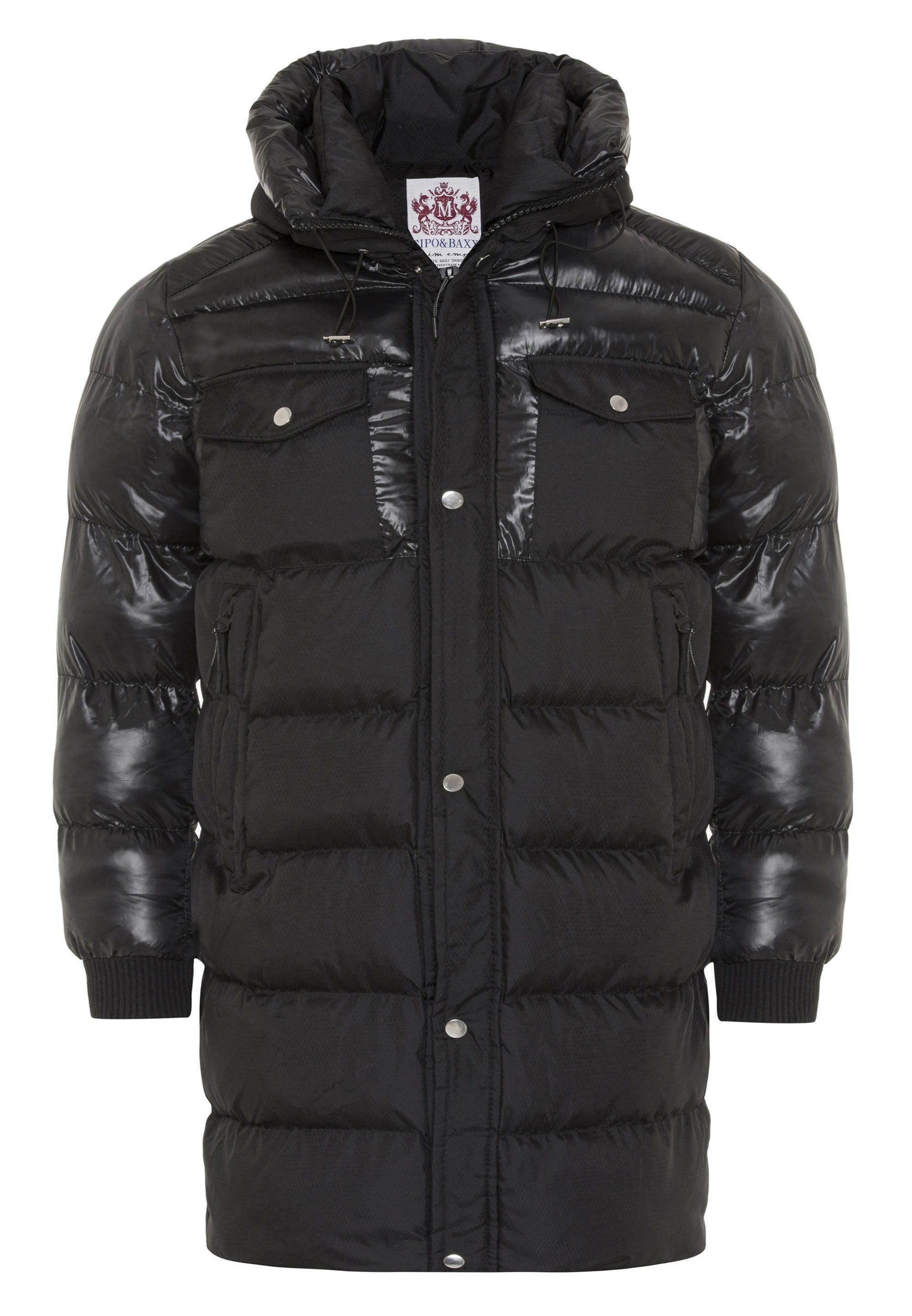 Cipo & Baxx Winterjacke Jacke mit Kapuze günstig online kaufen