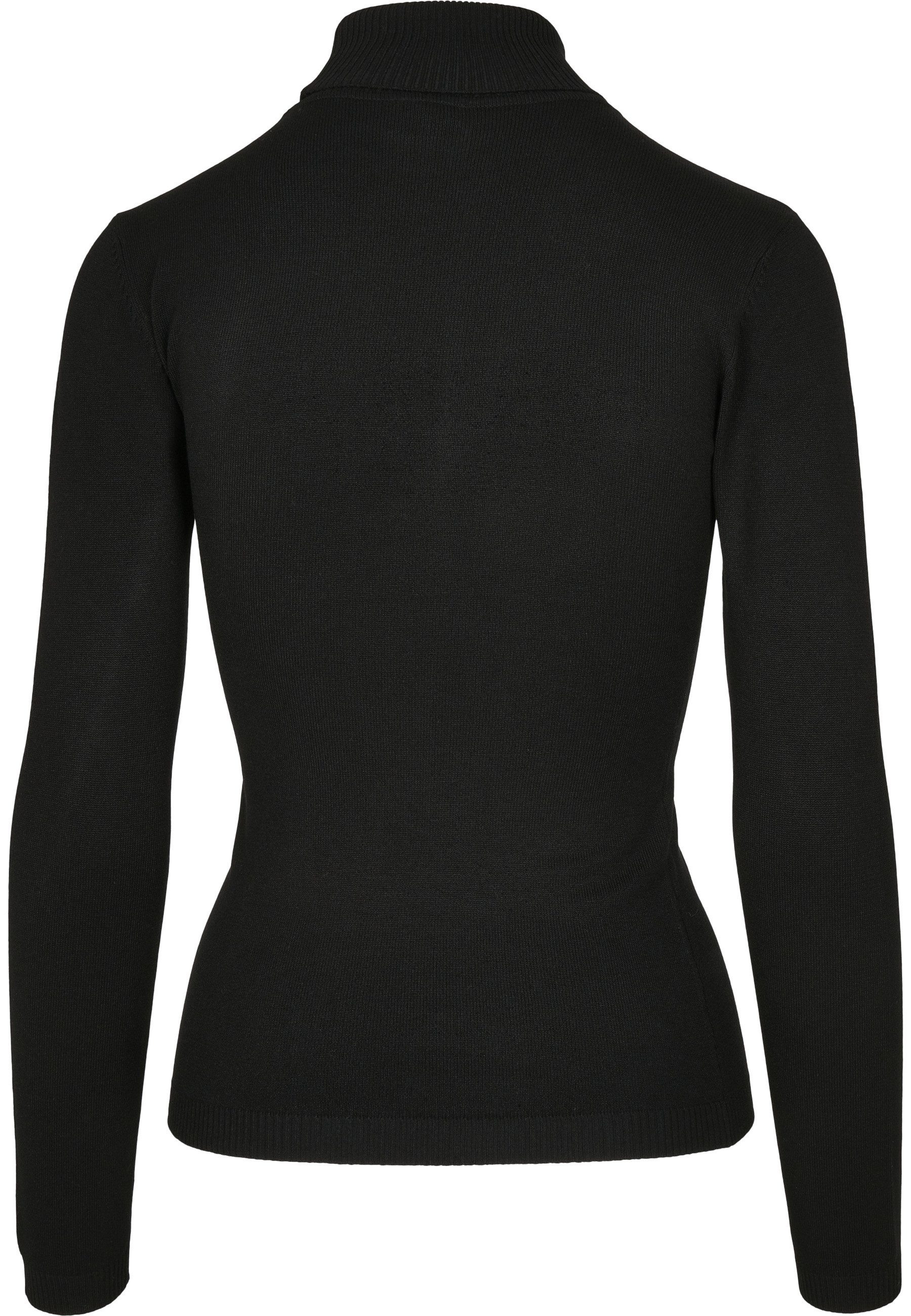 URBAN CLASSICS Fleecepullover Urban Classics Damen Ladies Basic Turtleneck günstig online kaufen