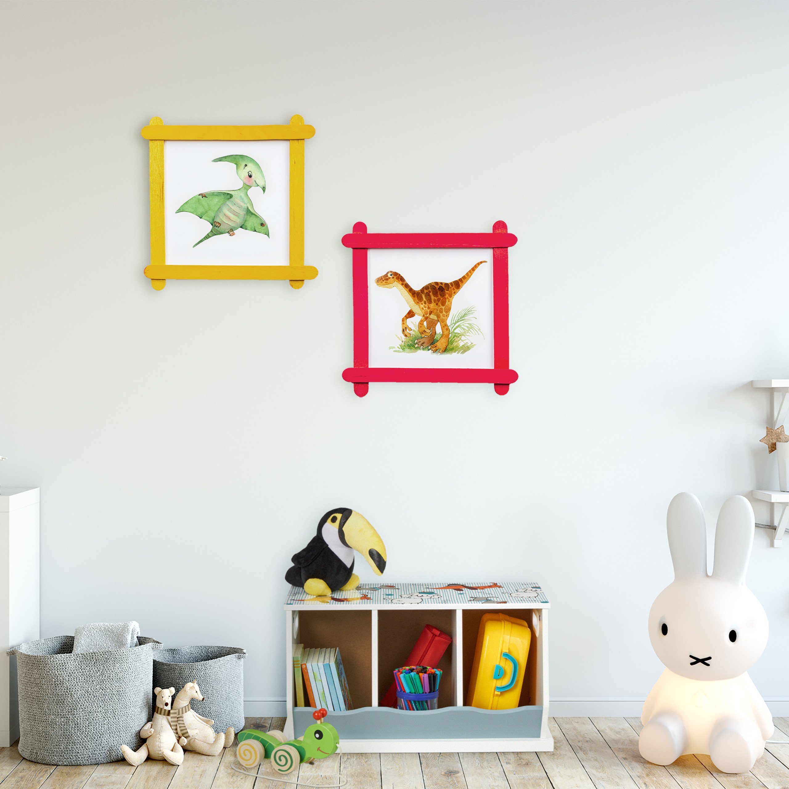 relaxdays Standregal Kinderregal mit Hundemotiv günstig online kaufen