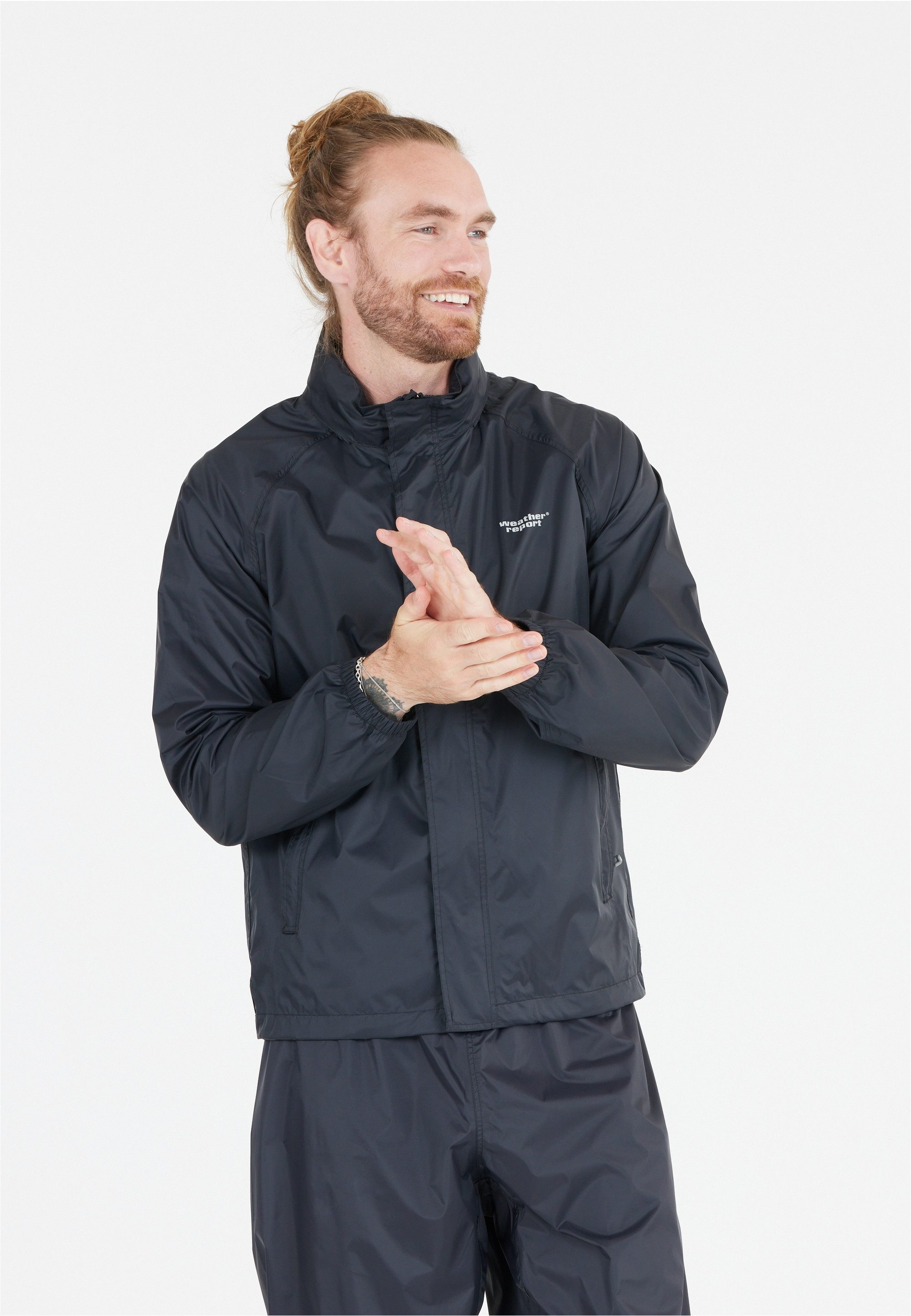 WEATHER REPORT Regenanzug Packo, im packbaren und wasserfesten Design